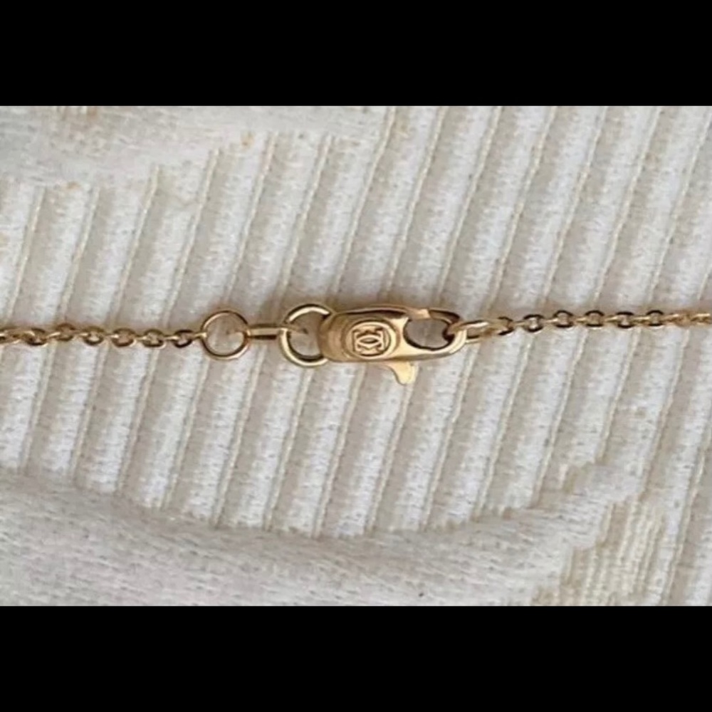 1991 Cartier 18k Gold Chrysoprase Heart Necklace - Picture 8 of 8